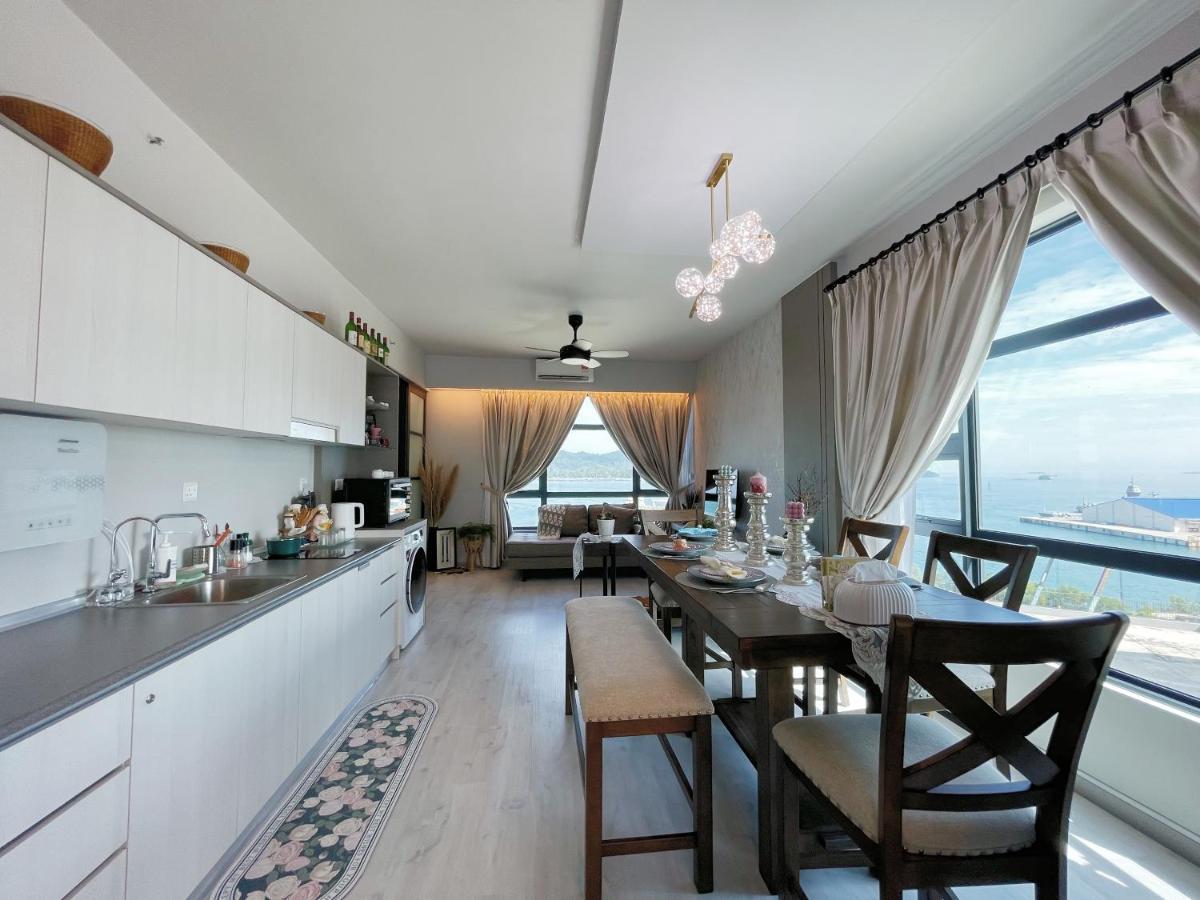 Seaside Lavender Suite Jesselton Quay Citypads Kota Kinabalu Esterno foto